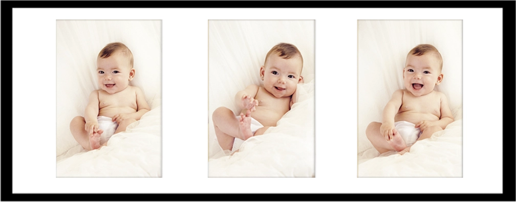 fotos bebe en marco tipo storyteller negro