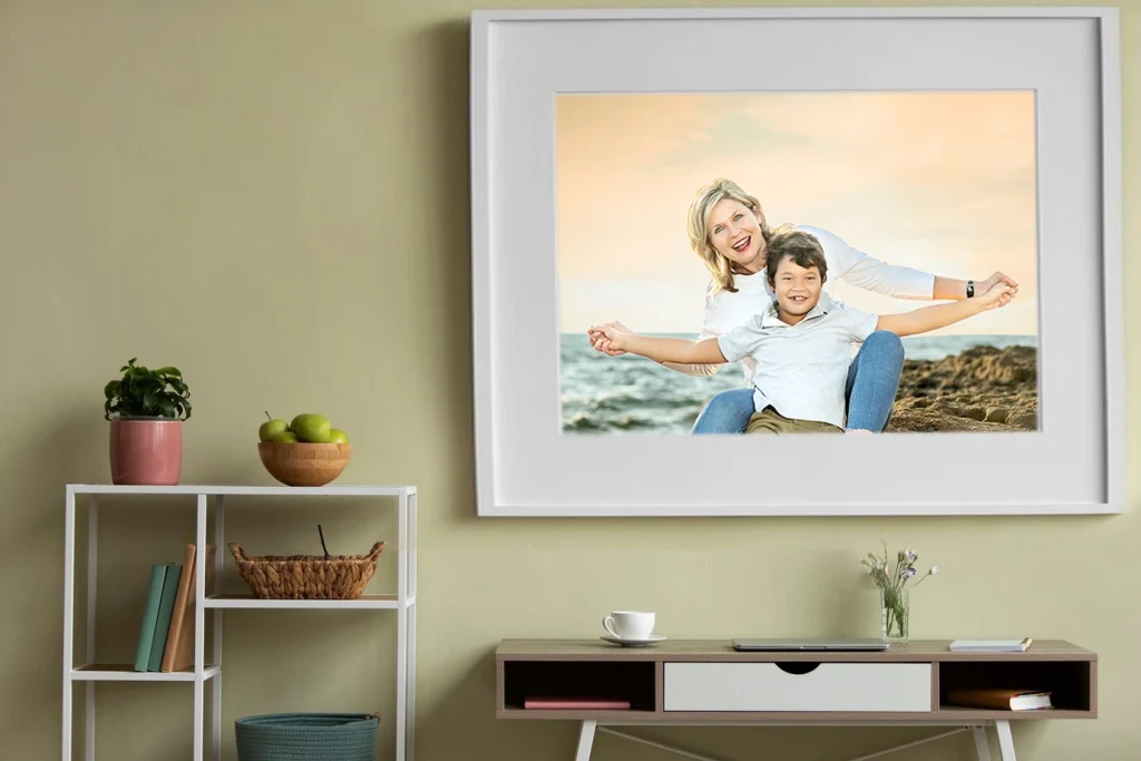 SALONCITO CON-FOTO-PLAYA FAMILIAR ATARDECER